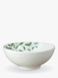 Denby Greenhouse Porcelain Cereal Bowl, 17cm, Green