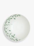 Denby Greenhouse Porcelain Cereal Bowl, 17cm, Green