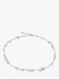 Monica Vinader Keshi Scatter Pearl Necklace, Gold