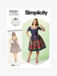 Simplicity Misses' Flared Vintage Dress Sewing Pattern, S9294