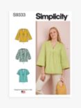 Simplicity Misses' V-Neck Top Sewing Pattern, S9333