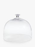 John Lewis Glass Serve Dome, 27.8cm, Clear