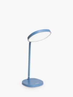 Lumie Task SAD Light Therapy Desk Lamp, Steel Blue