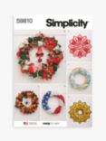 Simplicity Seasonal Wreaths Sewing Pattern, S9810