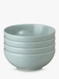 Denby Teal Speckle Stoneware Cereal Bowls, Set of 4, 17cm, Teal