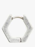 AllSaints Unisex Geometric Single Cuff Earring, Silver