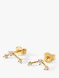 Edge of Ember 14ct Gold Diamond Constellation Stud Earrings