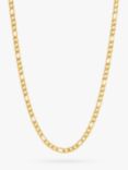 BARTLETT LONDON Men's Figaro Chain Necklace, Gold