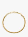 BARTLETT LONDON Men's Spiga Chain Bracelet, Gold