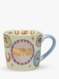 Eleanor Bowmer 'Mrs' Bone China Mug, 300ml, Multi