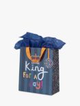 Paper Salad King for a Day Gift Bag, Medium