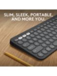Logitech Pebble Keys 2 K380s Minimalist Keyboard