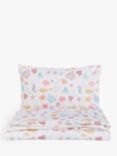 John Lewis Under the Sea Toddler Pure Cotton Duvet Cover and Pillowcase Set, Cotbed (120 x 140cm)