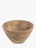 Nkuku Indus Bowl, 23cm, FSC-Certified (Mango Wood), Natural