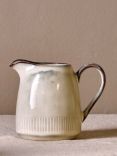 Nkuku Malia Stoneware Milk Jug, 290ml, Small, Cream