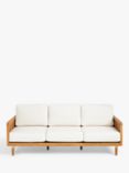 John Lewis + Swoon Franklin 3-Seater Garden Sofa, FSC-Certified (Acacia Wood)