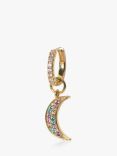 Sif Jakobs Jewellery Multicoloured Zirconia Hoop Charm, Gold