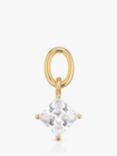 Sif Jakobs Jewellery White Cubic Zirconia Charm, Gold