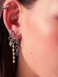 Sif Jakobs Jewellery Cubic Zirconia Earring Charm, Silver/Blue