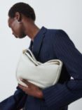 John Lewis Soft Rhinestone Shoulder Bag, Pearl