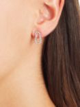 Monica Vinader Riva Pod Diamond Stud Earrings, Rose Gold