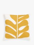 John Lewis Palm Grove Indoor/Outdoor Cushion, Buttercup