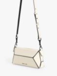 CHARLES & KEITH Nasrin Chain Strap Clutch Bag, White/Multi