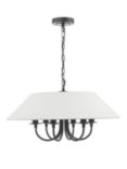 Där Sivan 6 Arm Pendant Ceiling Light, Black