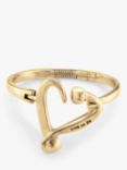UNOde50 Loved Collection Heart Bangle, Gold