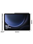 Samsung Galaxy Tab S9 FE Tablet with Bluetooth S Pen, Android, 6GB RAM, 128GB, Wi-Fi, 10.9", Grey