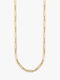 Orelia Open Link Chain Long Necklace, Gold