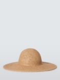 John Lewis ANYDAY Woven Floppy Hat, FSC-Certified