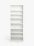 John Lewis Abacus 7 Shelf Bookcase, White