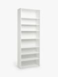 John Lewis Abacus 7 Shelf Bookcase, FSC-Certified, White