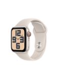 Apple Watch SE (2023) GPS + Cellular, 40mm, Sport Band, Small-Medium, Starlight