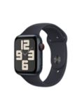 Apple Watch SE (2023) GPS + Cellular, 44mm, Sport Band, Small-Medium, Midnight