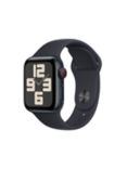 Apple Watch SE (2023) GPS + Cellular, 40mm, Sport Band, Small-Medium, Midnight