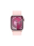 Apple Watch Series 9 GPS + Cellular, 41mm, Aluminium Case, Sport Loop, One Size, Pink/Light Pink