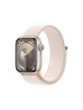 Apple Watch Series 9 GPS, 45mm, Aluminium Case, Sport Loop, One Size, Starlight