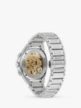 Bulova Men's Curv Chronograph Bracelet Strap Watch, Green 96A297