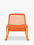 Gallery Direct Sassano Garden Lounge Chair & Footstool, Orange