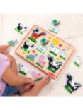 Melissa & Doug Wooden Farm Animal Sounds Puzzle