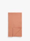 John Lewis Crinkle Muslin Baby Blanket, 100 x 85cm, Terracota