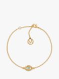 Melissa Odabash Crystal Eye Bracelet, Gold