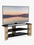 AVF Varano 1100 Corner TV Stand for TVs up to 55", Oak/Black