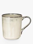 Nkuku Malia Stoneware Mug, Set of 2, 380ml, Cream
