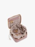 TUMI Belden Leather Jewellery Travel Case, Pearl Pink