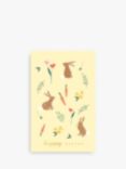 Art File Rabbits and Carrots Happy Easter Card, Pack of 6
