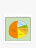 Woodmansterne Humour Pie Chart Father's Day Card