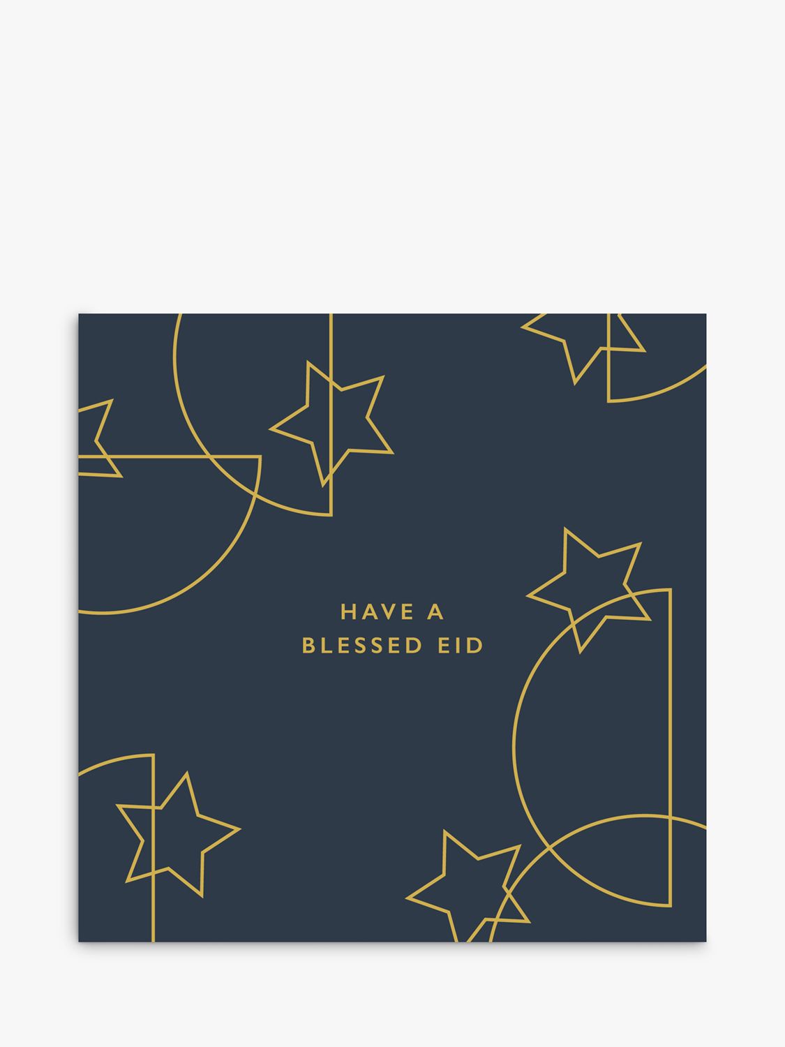 Art File Have A Blessed Eid Stars Card
